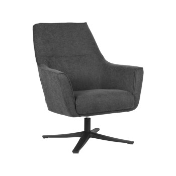 Fauteuil Tod - Antraciet - Synthetisch