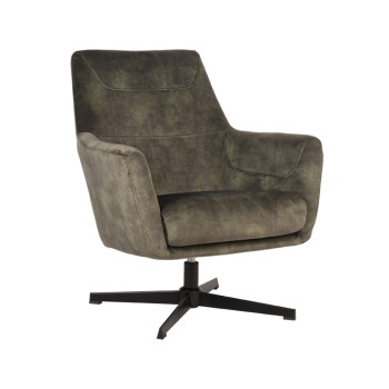 Fauteuil Toby - Hunter - Velours