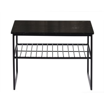 Salontafel Dian Marble Black Black 55cm