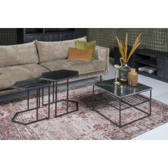 Salontafel Dian Marble Black Black 55cm