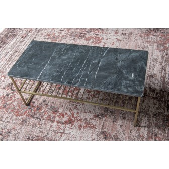 Salontafel Dian Marble Black Gold 90cm