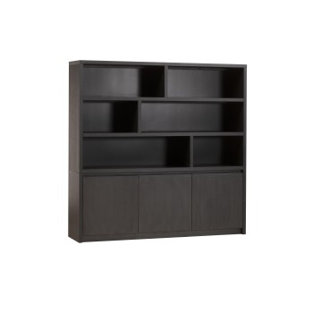 Milano Wandkast  3 Deurs | Lamulux Noir