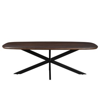 Eetkamertafel Jesper Danish Oval Brown 230 cm
