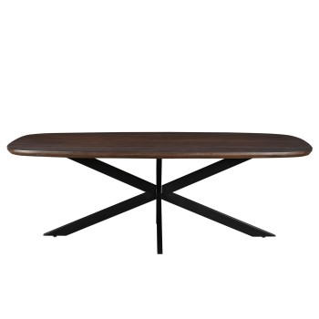 Eetkamertafel Jesper | Deens ovaal | Brown | 230 cm