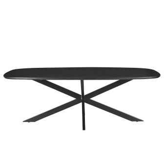 Eetkamertafel Jesper Danish Oval Black 180cm