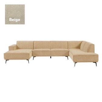 U-bank Leeds | Longchair + 2,5 zits + hoek met eiland