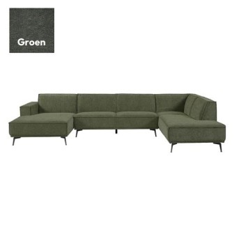U-bank Leeds | Longchair + 2,5 zits + hoek met eiland