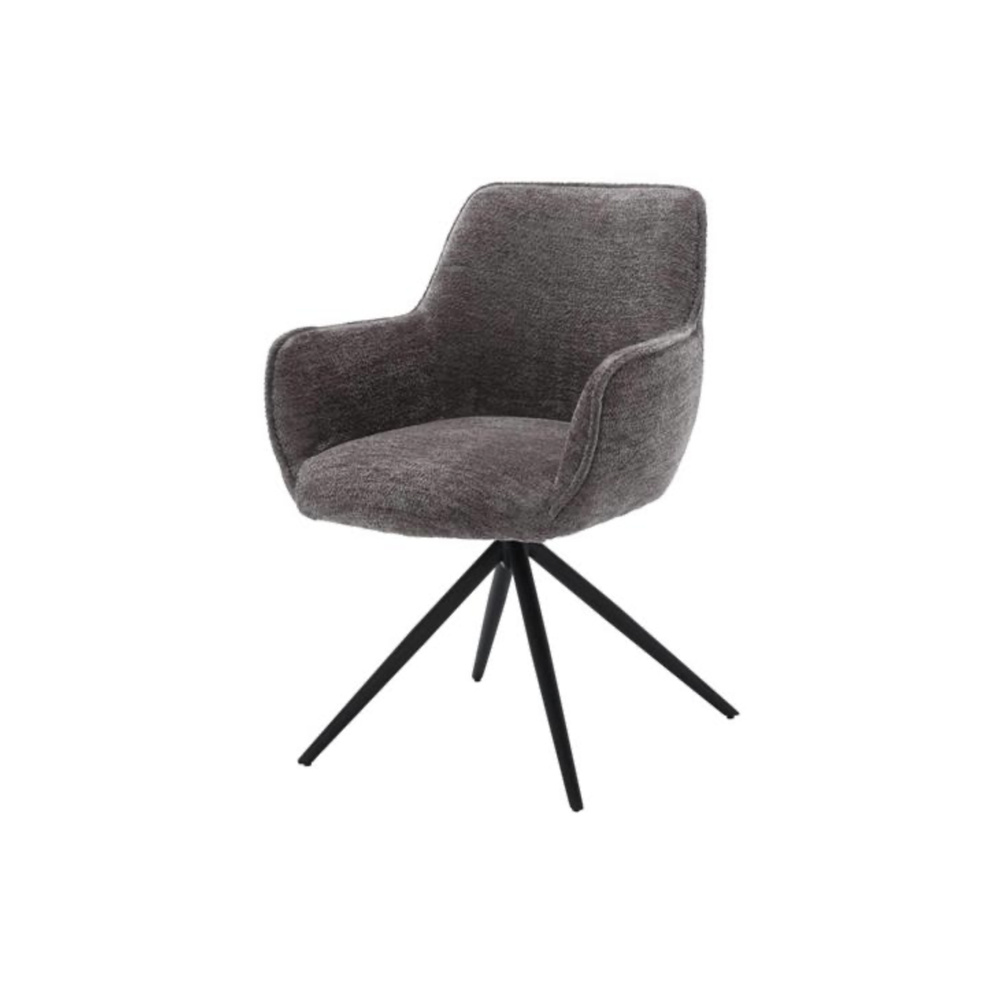 AI-CHAIR Fondo swivel armchair - fabric Mona 464 cement grey