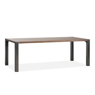 Eetkamertafel Bela old teak | Lamulux | 160 x 90 cm