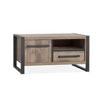 Tv-meubel | klein 1dr/1la/1 open | Lamulux Proces mokka