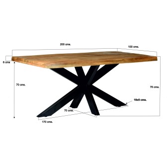 Tafelblad Nairobi Tree Top Spider 200cm