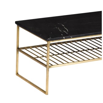 Salontafel Dian Marble Black Gold 90cm