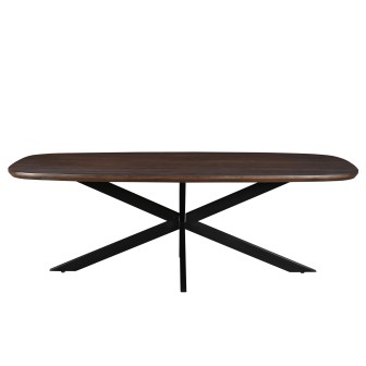 Eetkamertafel Jesper Danish Oval Brown 230 cm