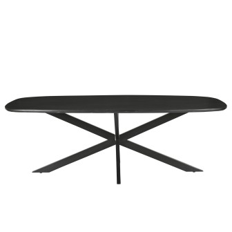 Eetkamertafel Jesper Danish Oval Black 180cm
