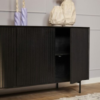 Dressoir Madison Black | 165 cm