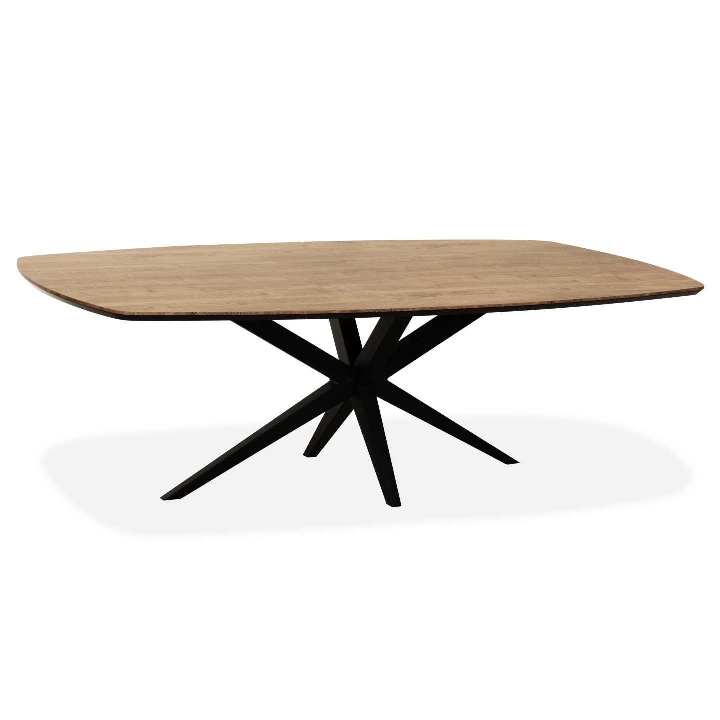 Eetkamertafel Mars | Deens ovaal verjongd | Lamulux
