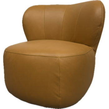 Fauteuil York | Retro Leder | Cognac