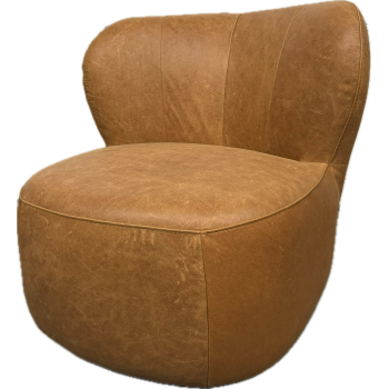 Fauteuil York | Retro Leder | cognac