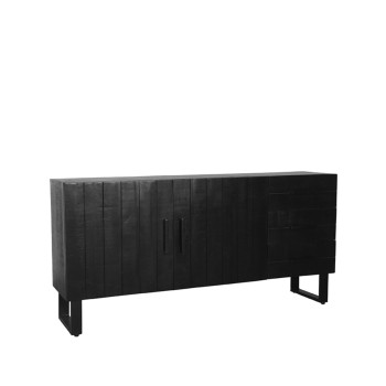 Dressoir Sereno - Zwart - Mangohout