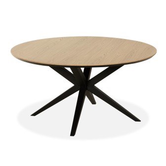 Eetkamertafel Mars | Rond verjongd | Lamulux