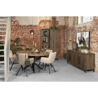 Dressoir Napels | 4 deurs | Lamulux Mokka