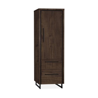Wandkast Sophie | 1 deurs/2 laden | Lamulux Dark Mango