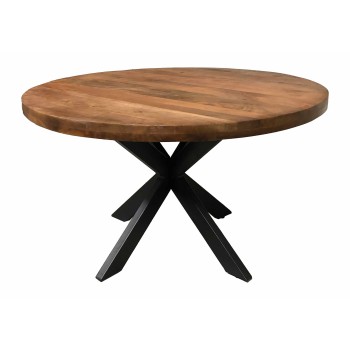 Eetkamertafel Wehl 120 cm rond, Spinpoot