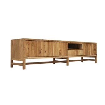 TV-meubel Crotone | 3 deuren + 1 open vak + 1 lade | 185x40x45 cm