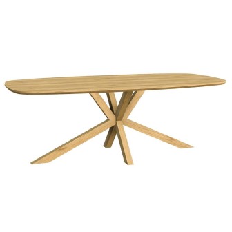 Eetkamertafel Crotone | 240x110x77 cm | Deens Ovaal