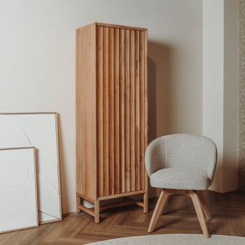 Wandkast Crotone Smal | Linksdraaiend | 55x40x180 cm