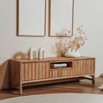 TV-meubel Crotone | 2 deuren + open vak + 1 lade | 145x45x45 cm