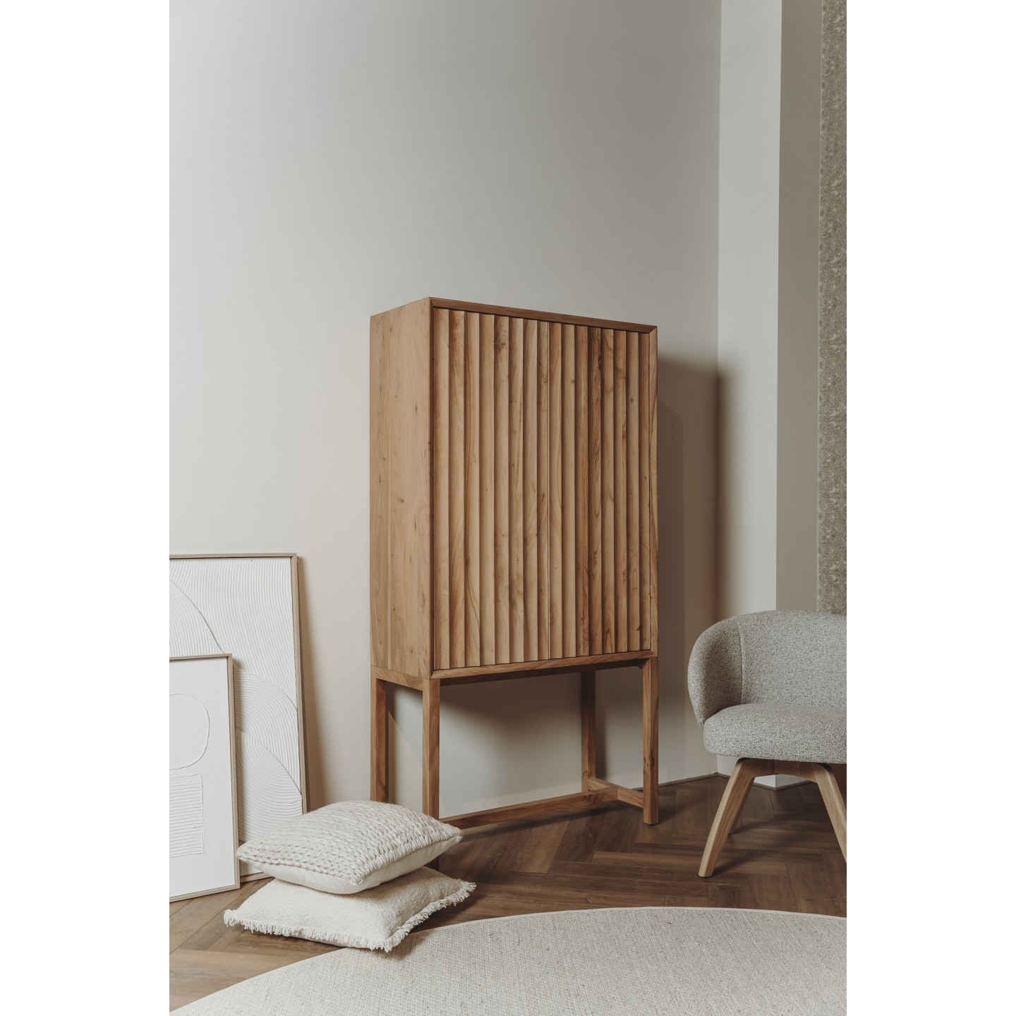 Wandkast Crotone groot | 2 deuren | 90x45x180 cm