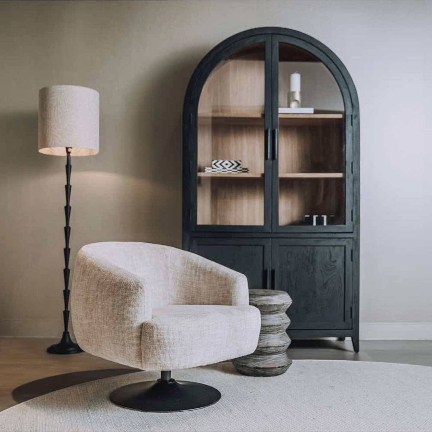 Barga coffeechair | Tedd off white