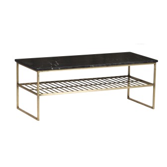Salontafel Dian Marble Black Gold 90cm