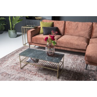 Salontafel Dian Marble Black Gold 90cm