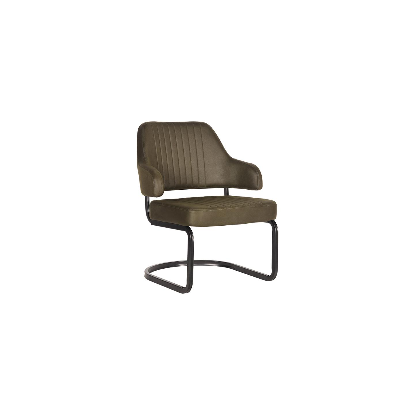 Fauteuil Otta - Army green - Microfiber