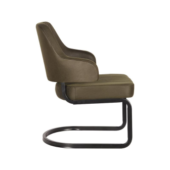 Fauteuil Otta - Army green - Microfiber