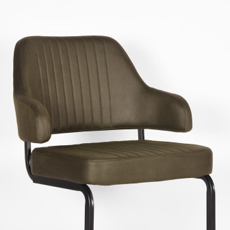 Fauteuil Otta - Army green - Microfiber