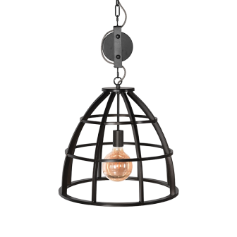 Hanglamp Fuse - Zwart - Metaal