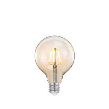 Lichtbron Kooldraadlamp - Glas - Bol L