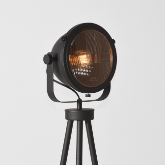 Vloerlamp Tuk-Tuk - Zwart - Metaal