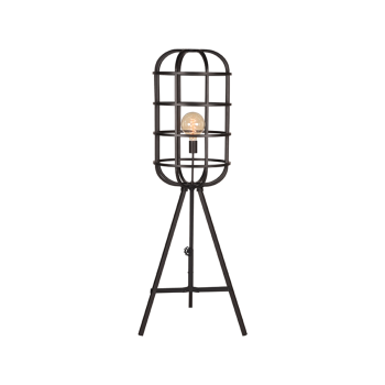 Vloerlamp Twine - Zwart - Metaal