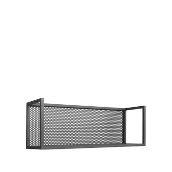 Wanddecoratie Motif Wandrek - Zwart - Metaal - L