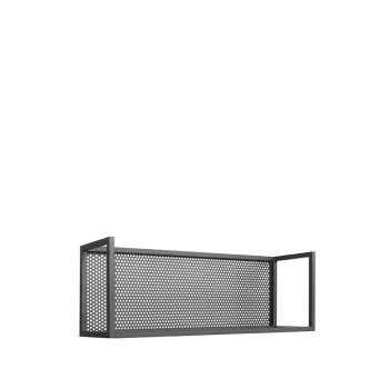 Wanddecoratie Motif Wandrek - Zwart - Metaal - M