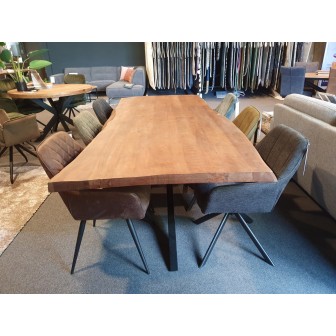 Eetkamertafel Anaconda | Bruin | Spinpoot | 240 x 100 cm