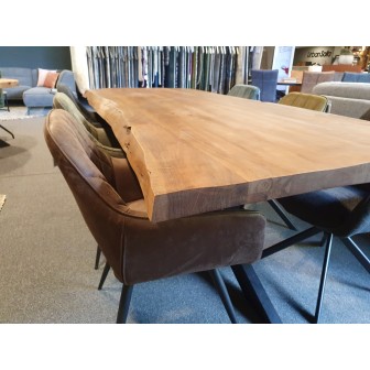 Eetkamertafel Anaconda | Bruin | Spinpoot | 240 x 100 cm