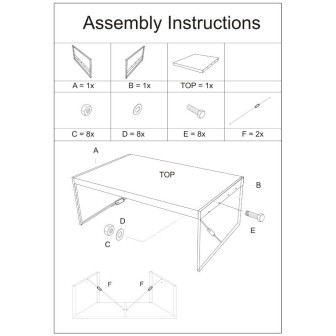 Eetkamertafel Strong 220x100 cm