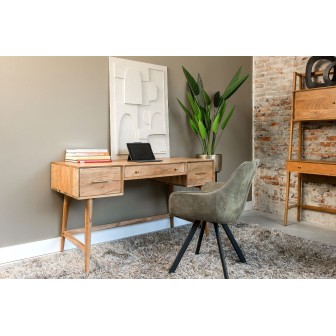 Retro bureau large | 3 lades | 135x60x76 cm