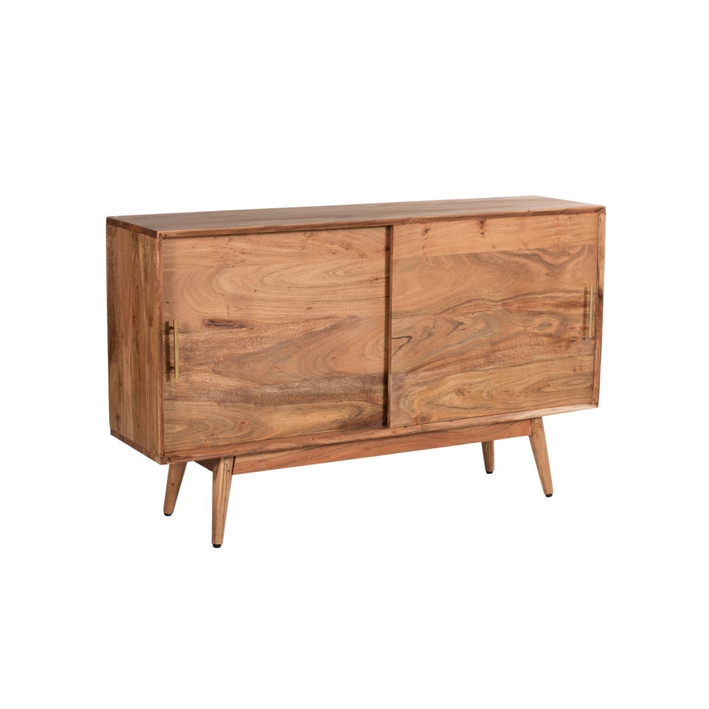 Retro media dressoir | Met schuifdeur |  117x30x70 cm