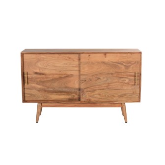Retro media dressoir | Met schuifdeur |  117x30x70 cm